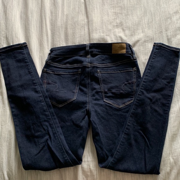 American Eagle Super Stretch Short High Rise Skinny Jeans - Picture 2 of 6